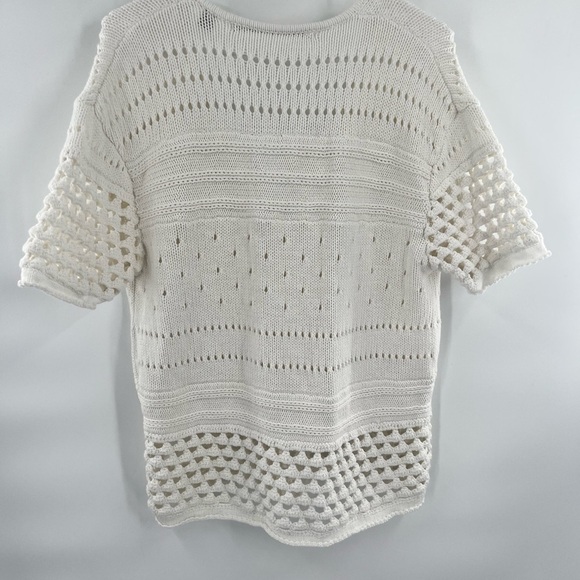 Twelve Street by Cynthia Vincent crotchet sweater size S - Picture 8 of 8